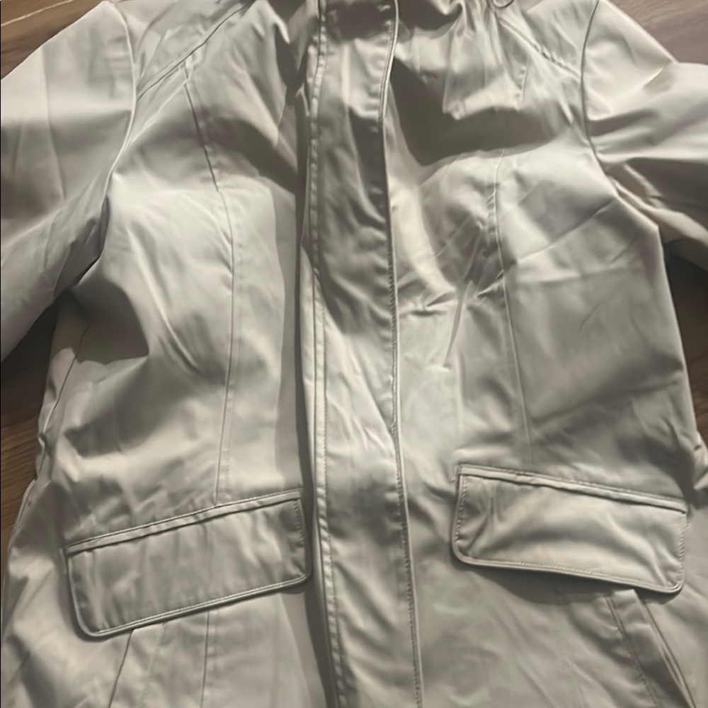 Women's Tan Hooded Jacket - Picture 2 of 11
